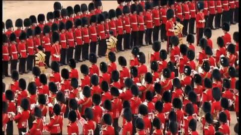 Grenadier Guards turning